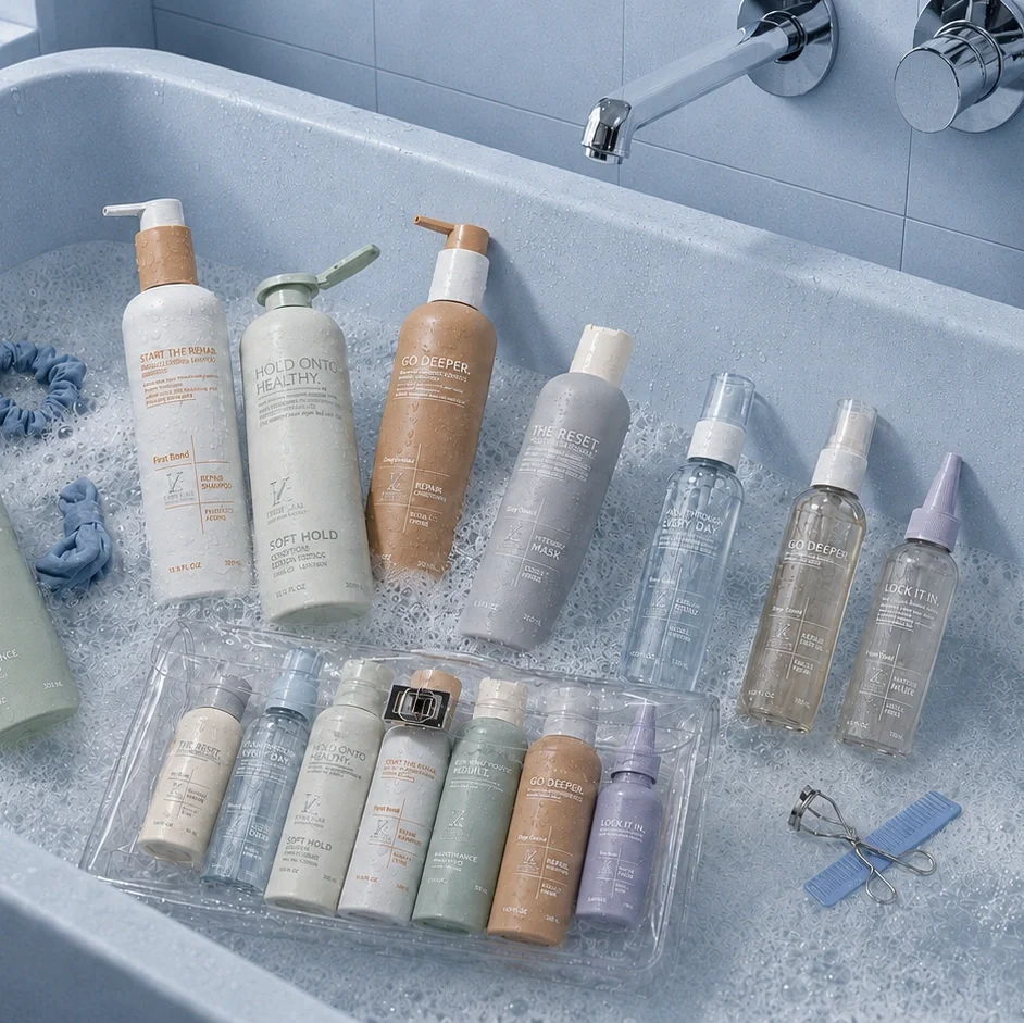 hair care packaging set