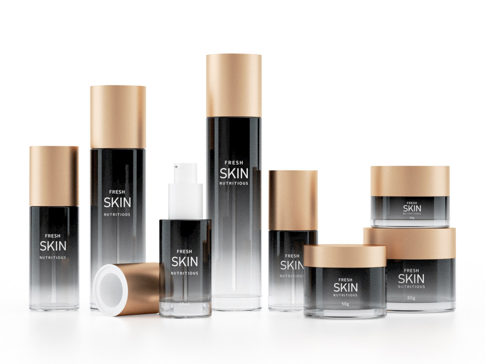 glass bottles for cosmetics