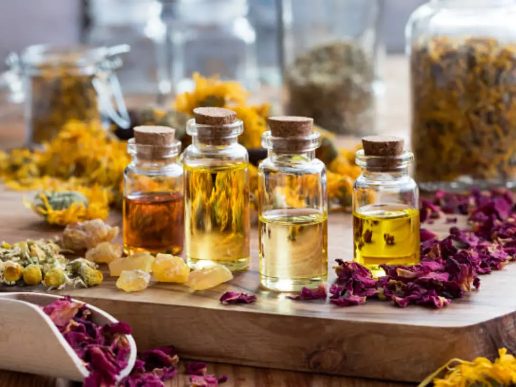 perfume made from flowers
