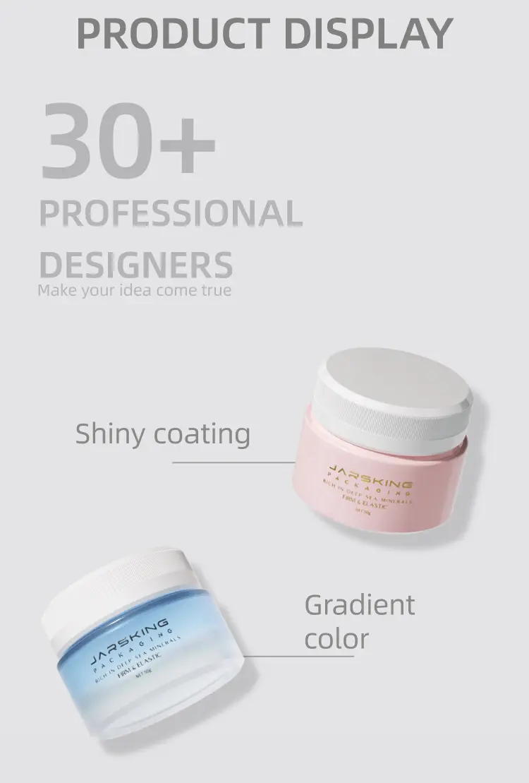 cream jar with custom finish wholesale