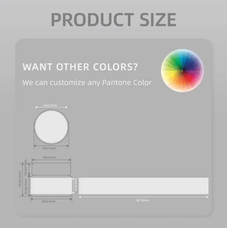 custom logo glass cream jar