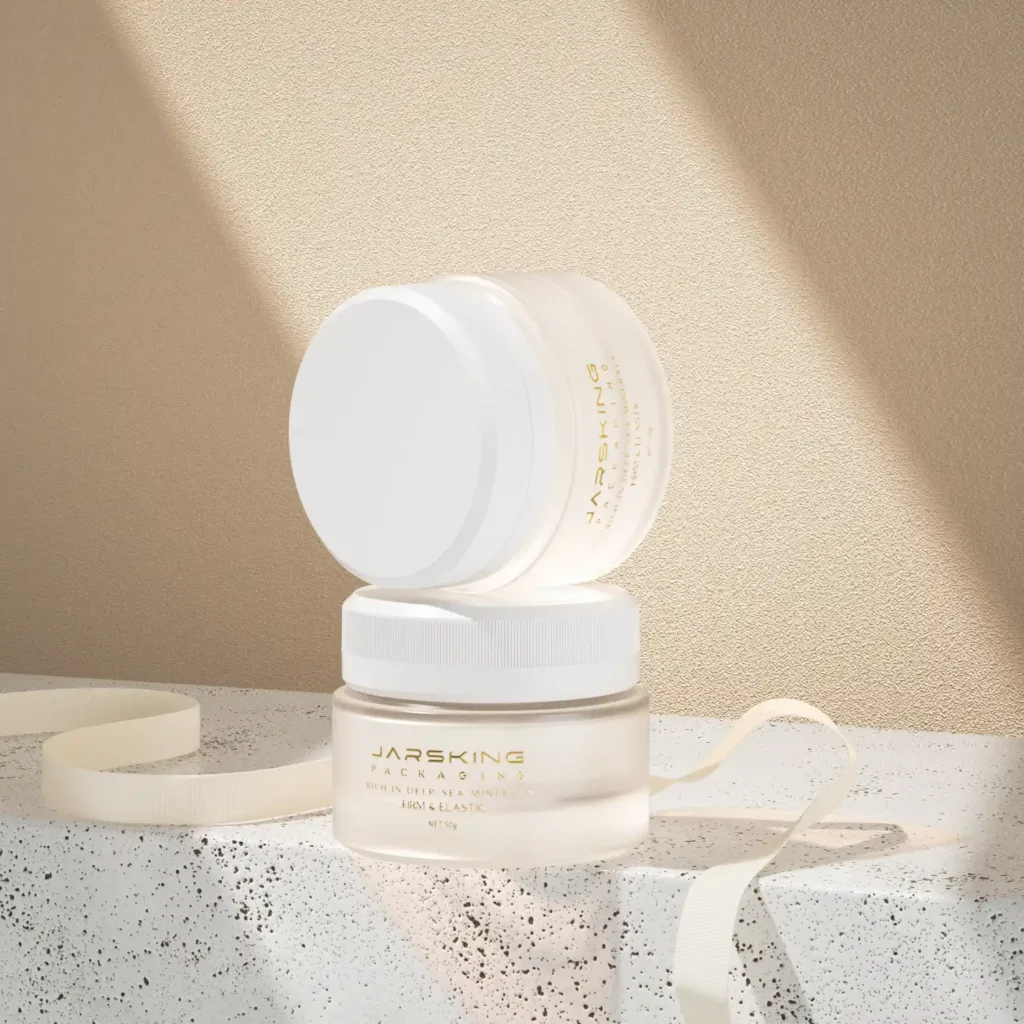 elegant skincare packaging design 50g