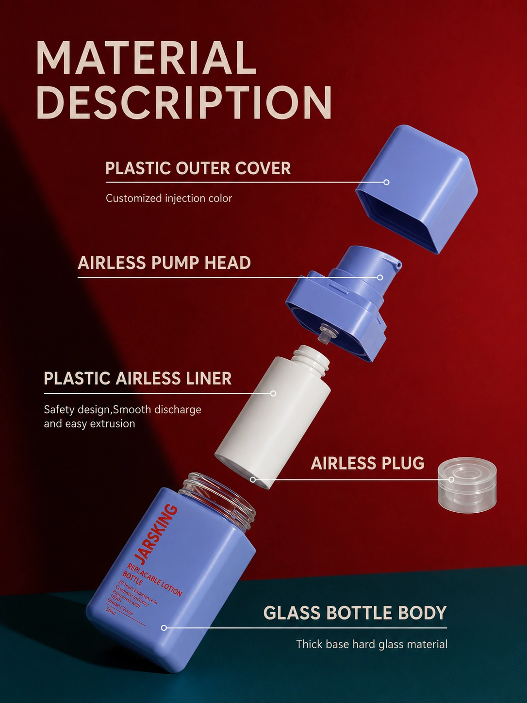 square-airless-refillable-glass-lotion-bottle-material