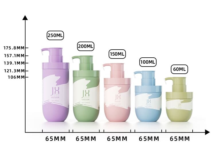Custom shampoo bottle size