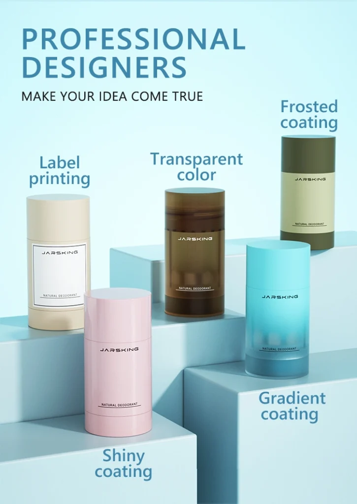 Ergonomic deodorant packaging