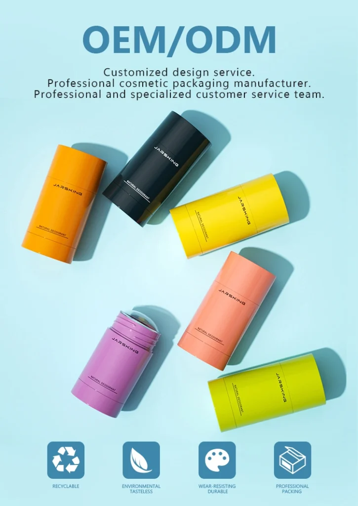 PCR deodorant stick bottles