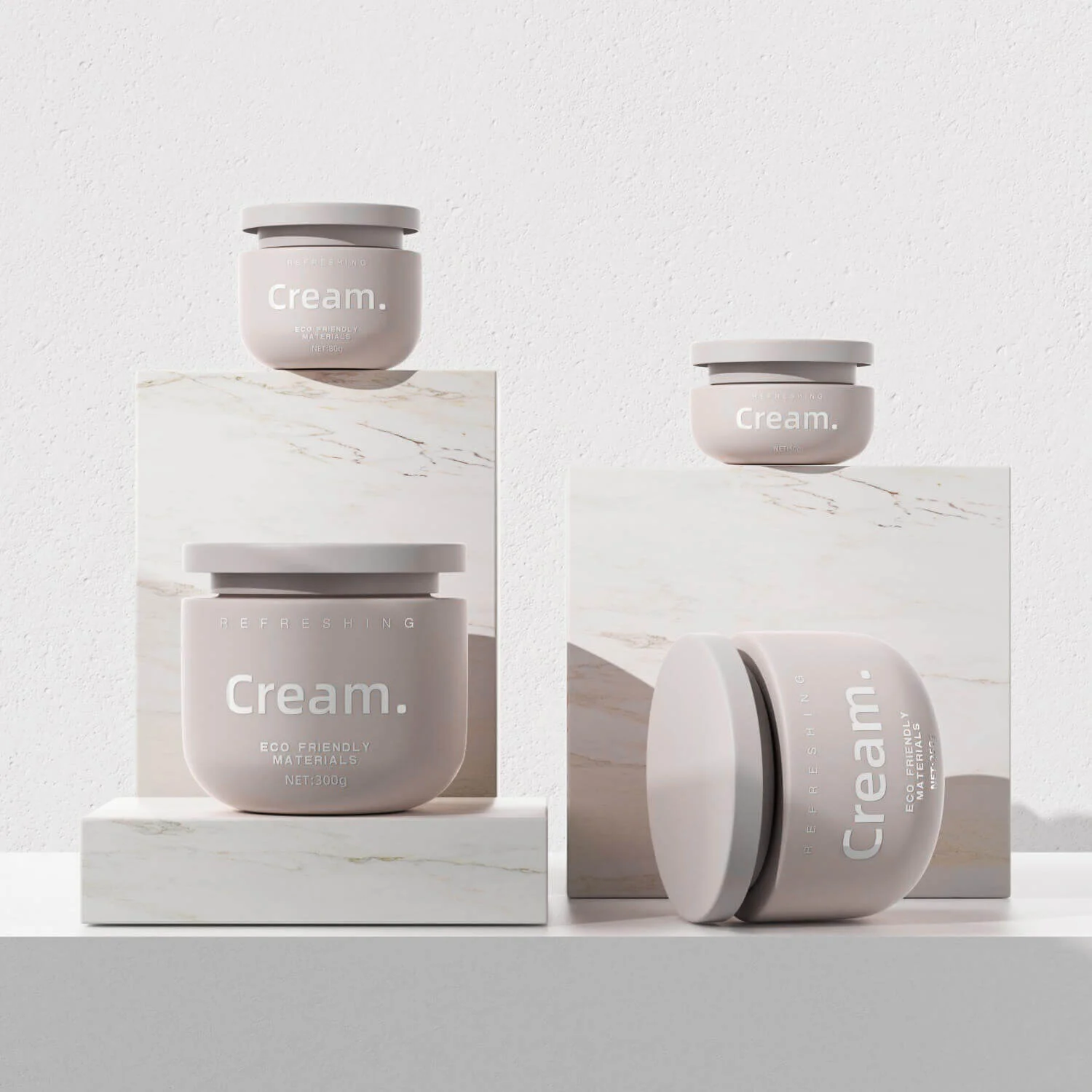 body cream jars