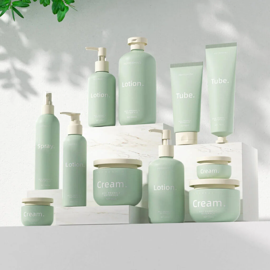 refillable shower gel bottle