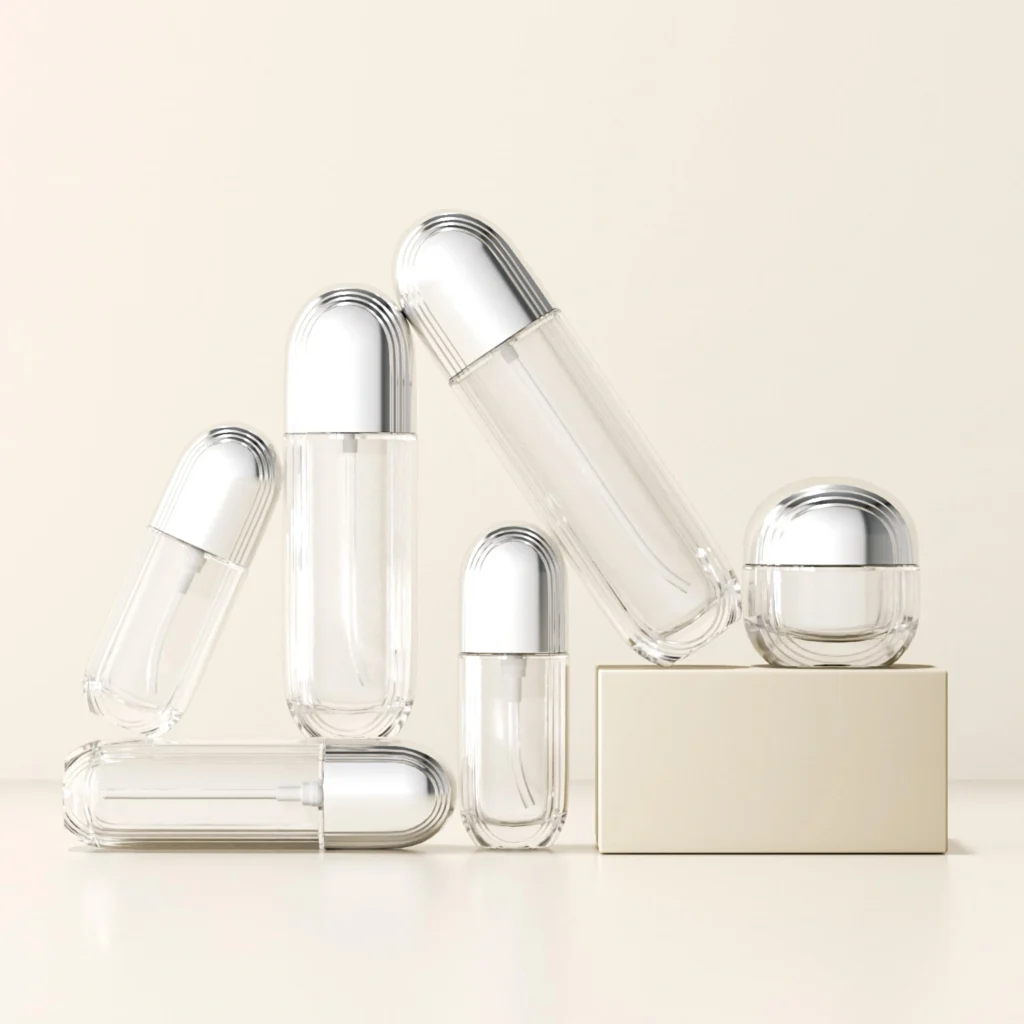 plain glass cosmetic set