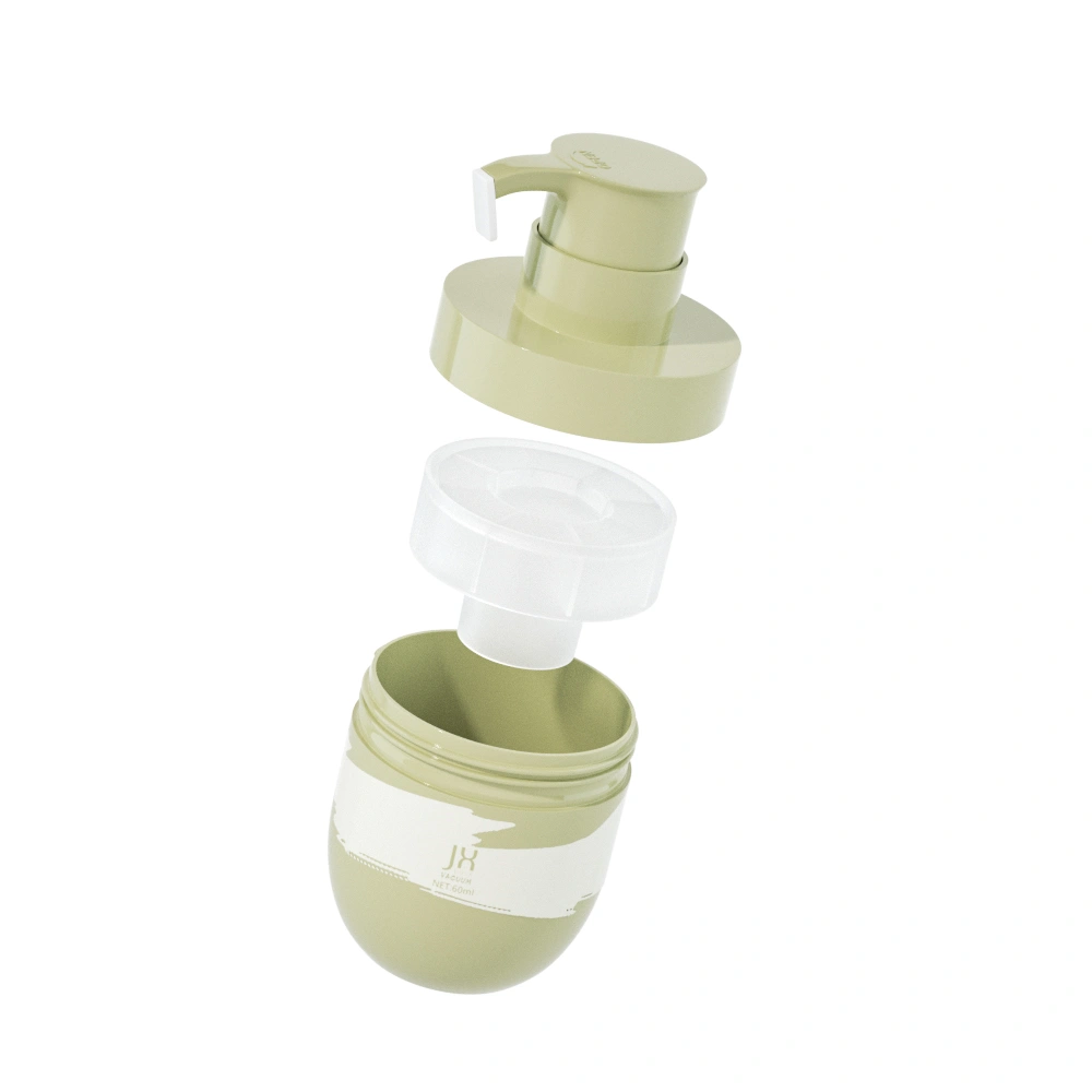 airless lotion bottle components