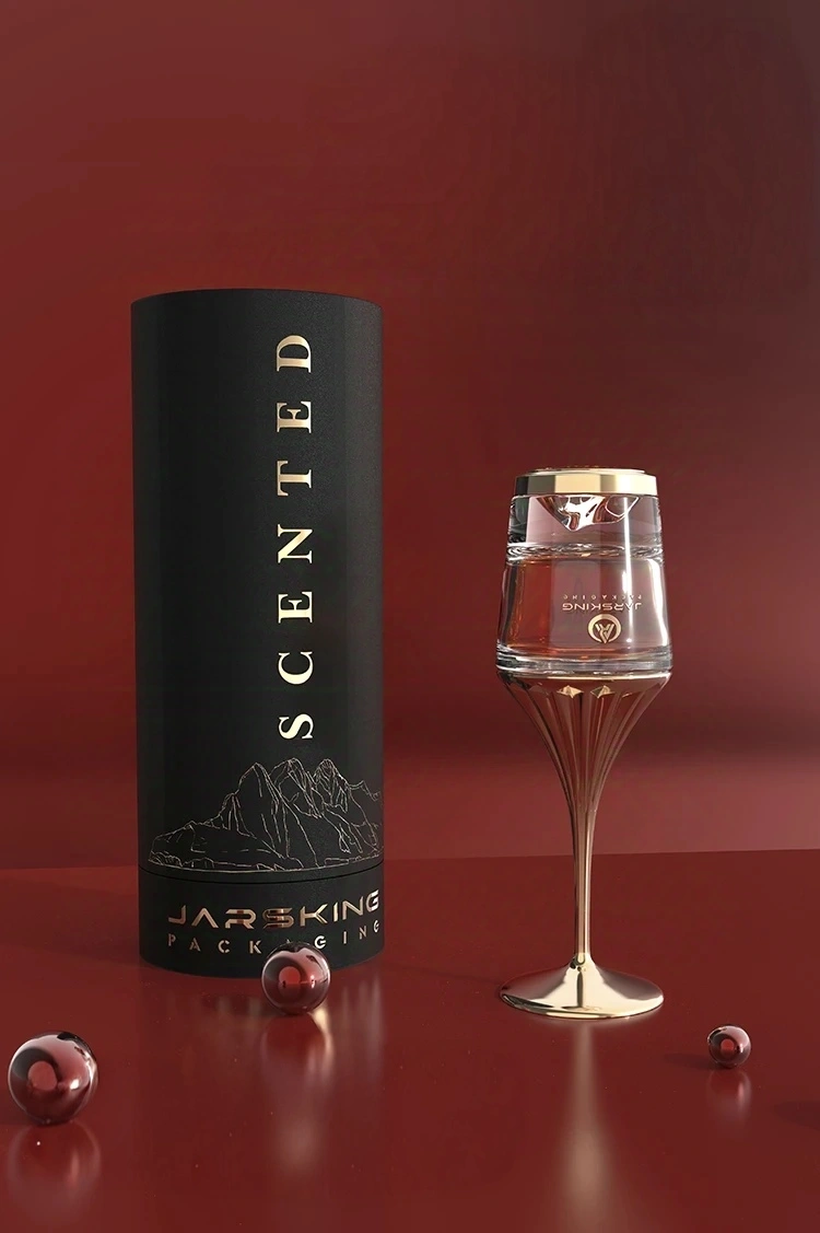 wine glass shape perfume bottle