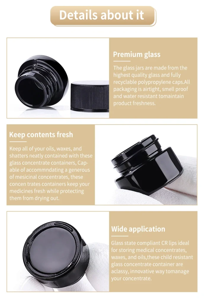 cannabis concentrate UV protection container