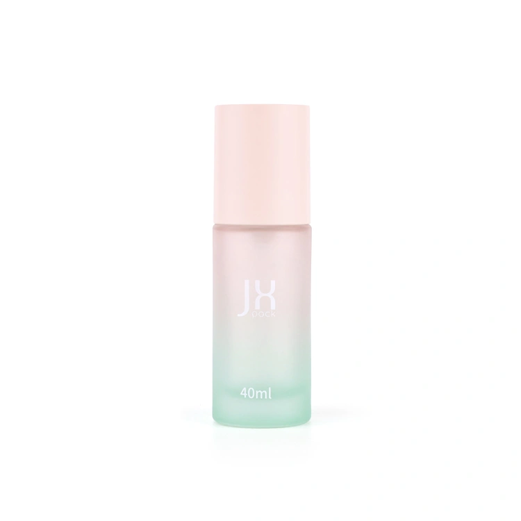 frosting cosmetic bottle