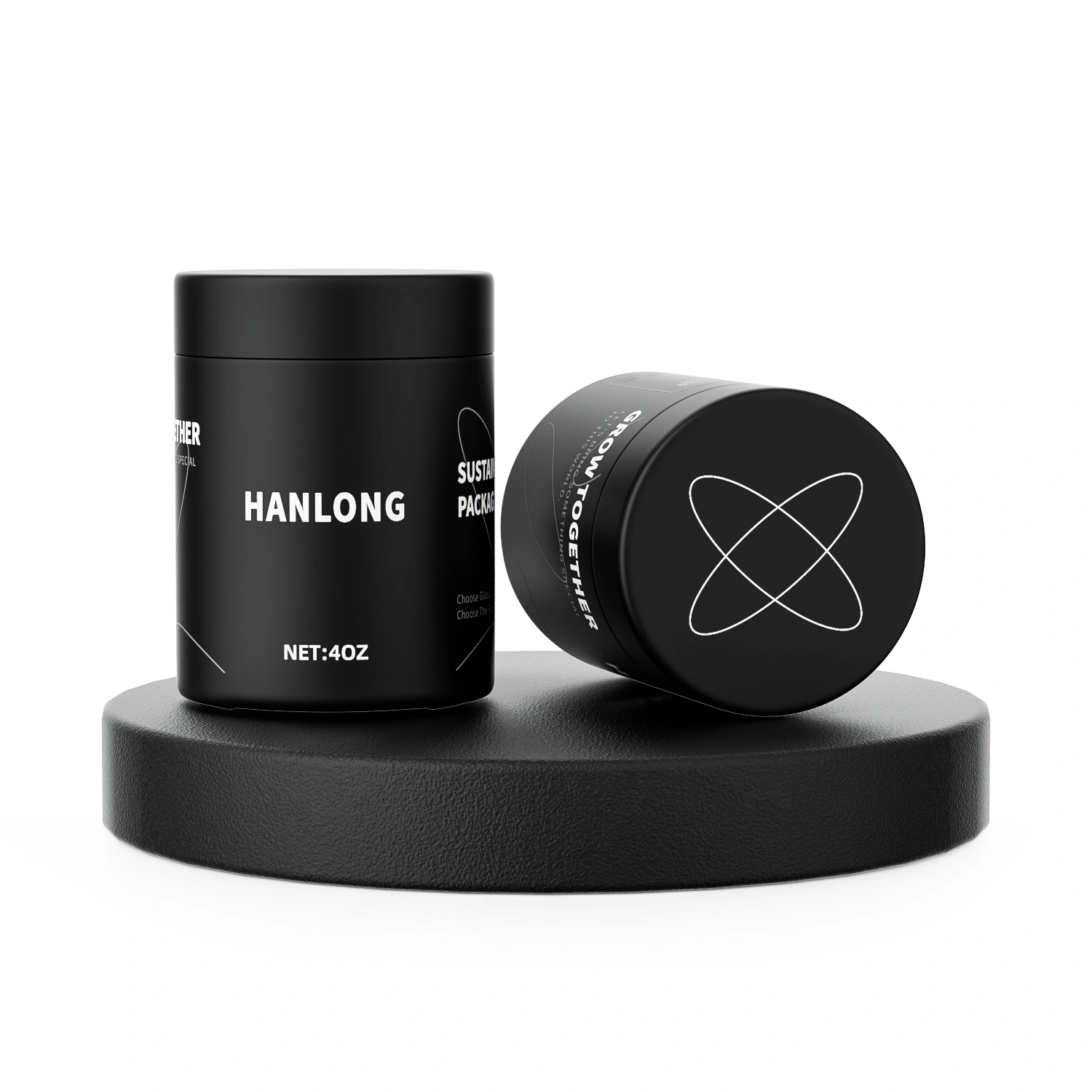glass jar with 2-way humidity control pack
