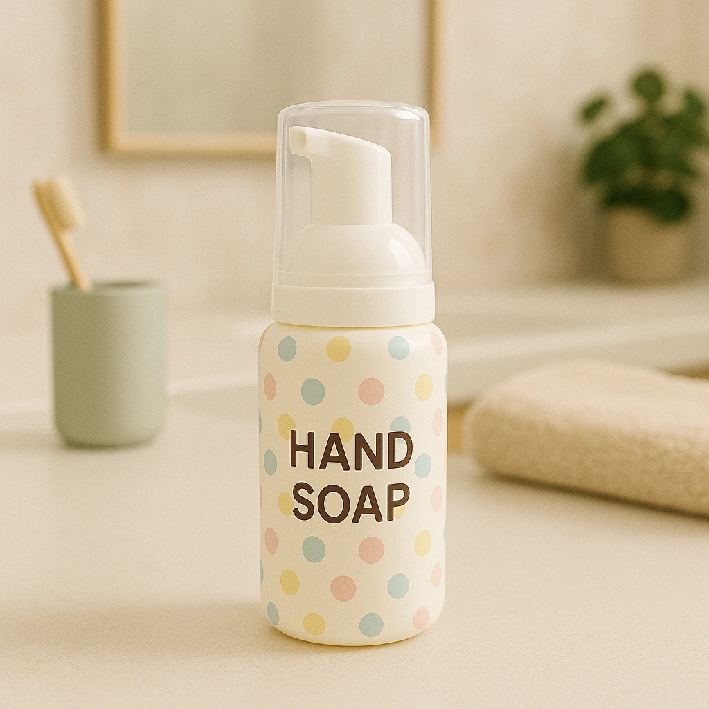 hand soap foam bottle
