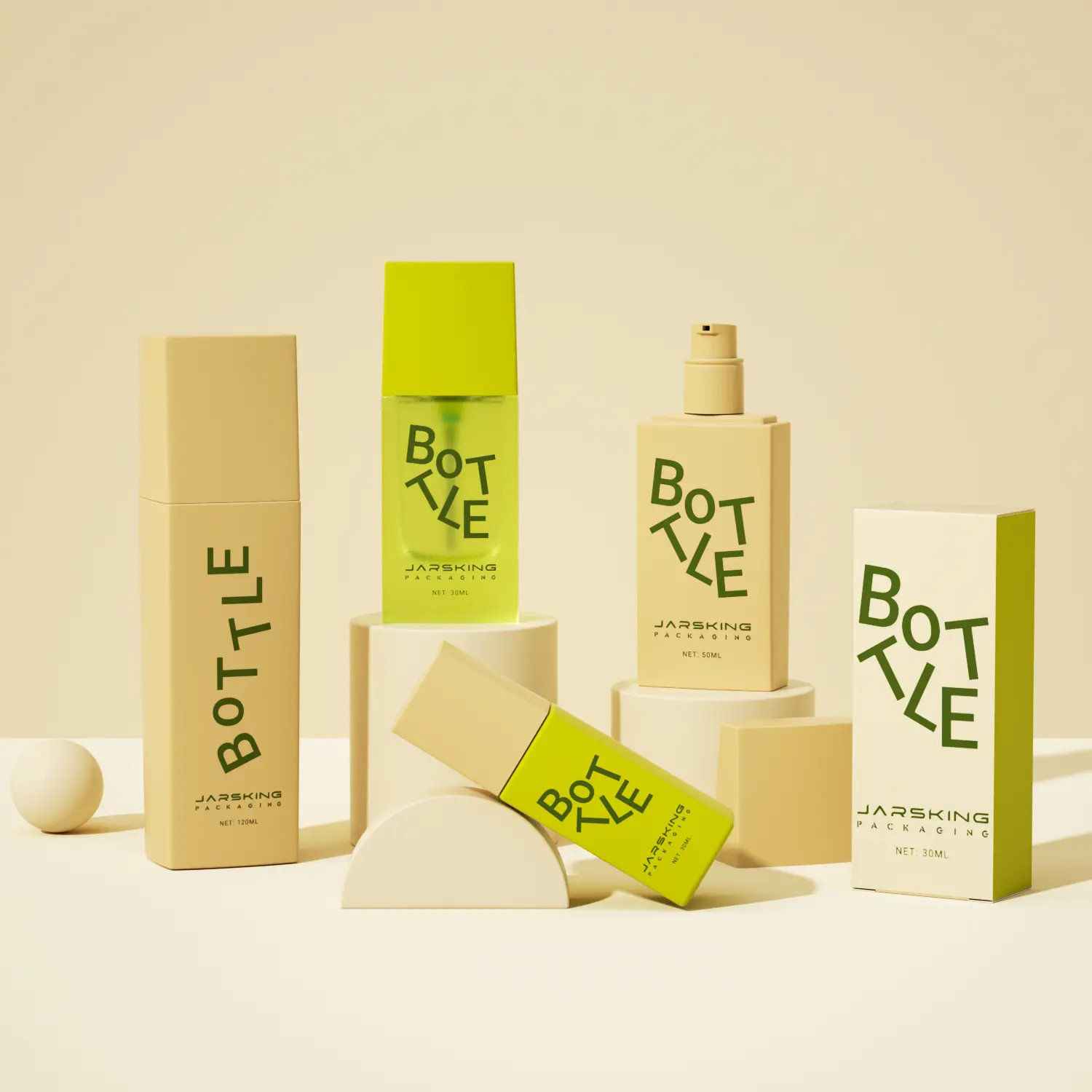 high-end toner bottle for facial care