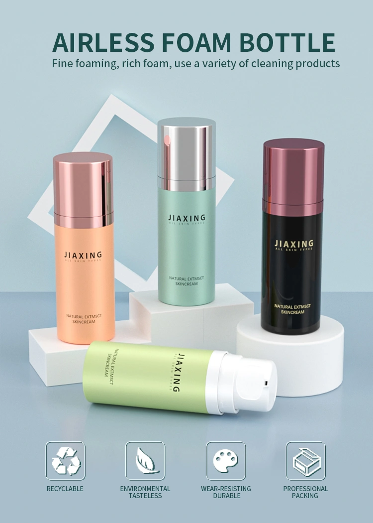 plastic airless pump bottle for cosmetics