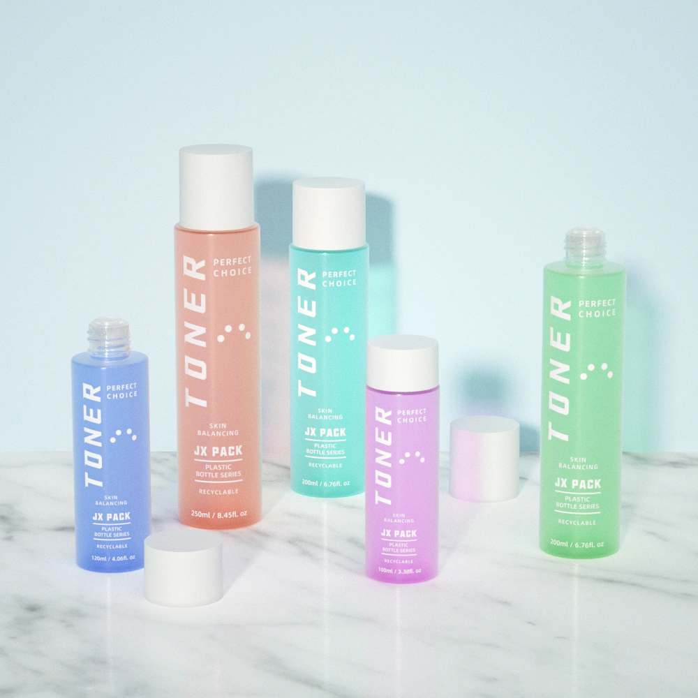 plastic toner bottles