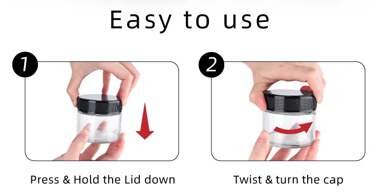 premium child resistant jar for dispensaries