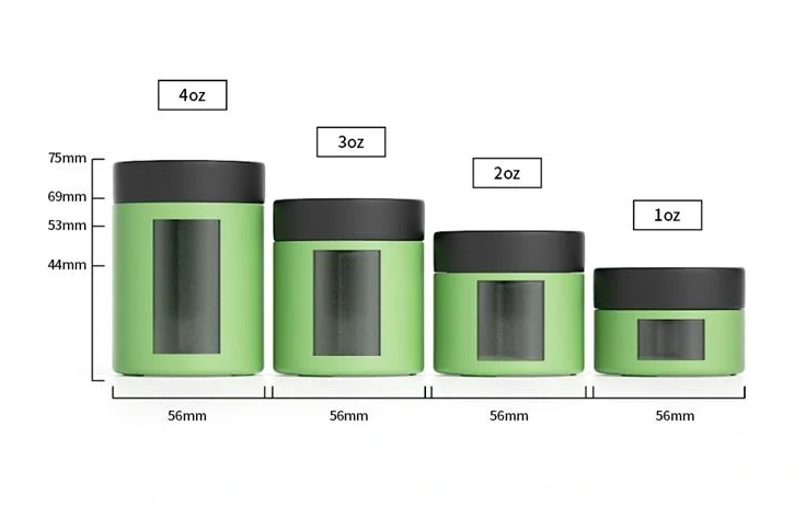 smell proof cannabis glass bottle