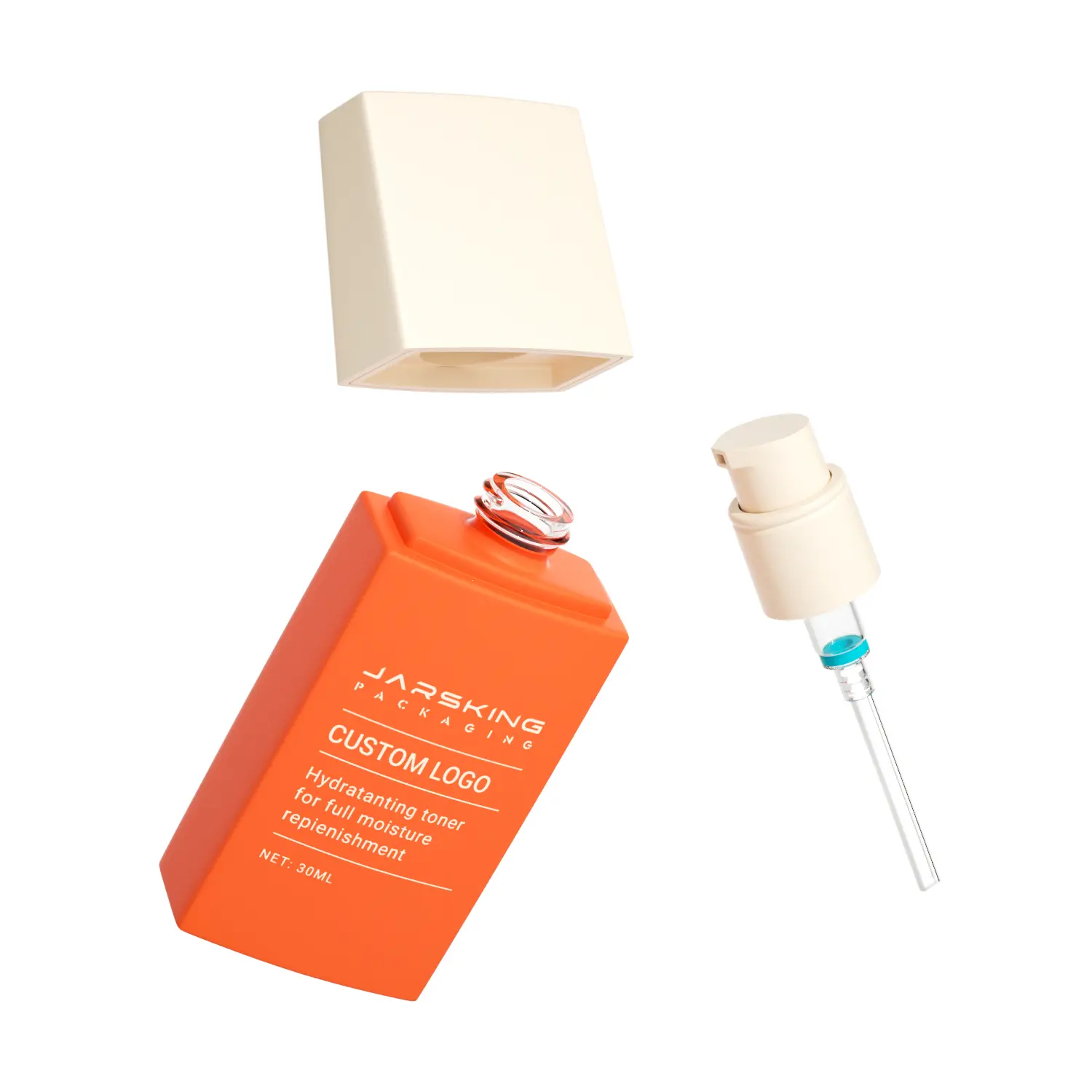 treatment bottle and pump