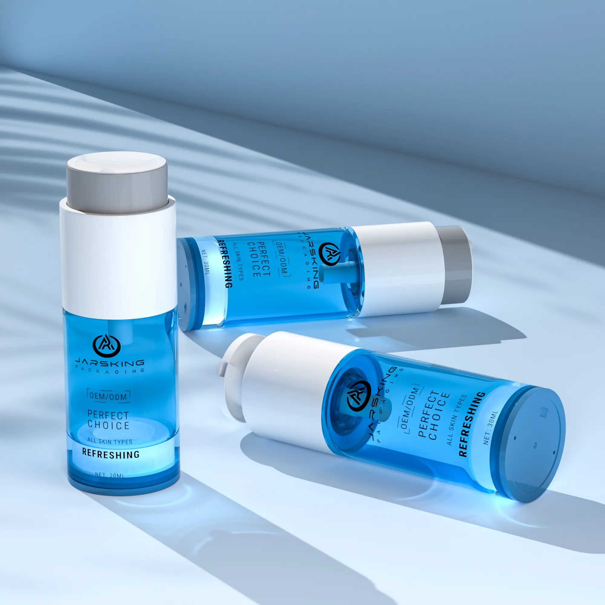 20ml airless PETG pump bottle