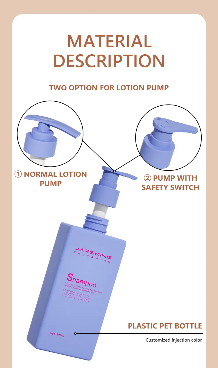 400ml pump bottle for hair care