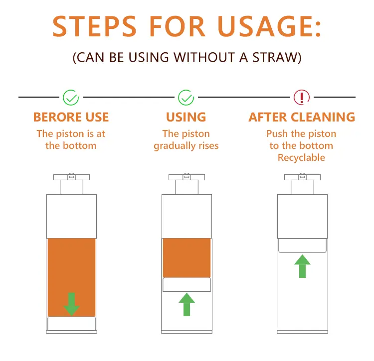 Minimalist design vacuum bottle