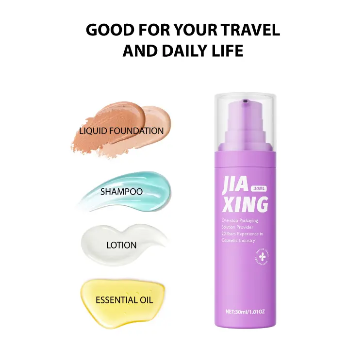 airless pump bottles for organic skincare