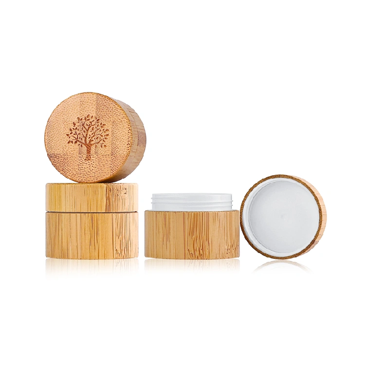 bamboo face cream jar