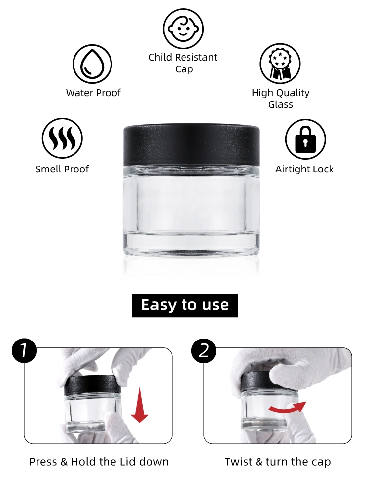child resistant jar usage