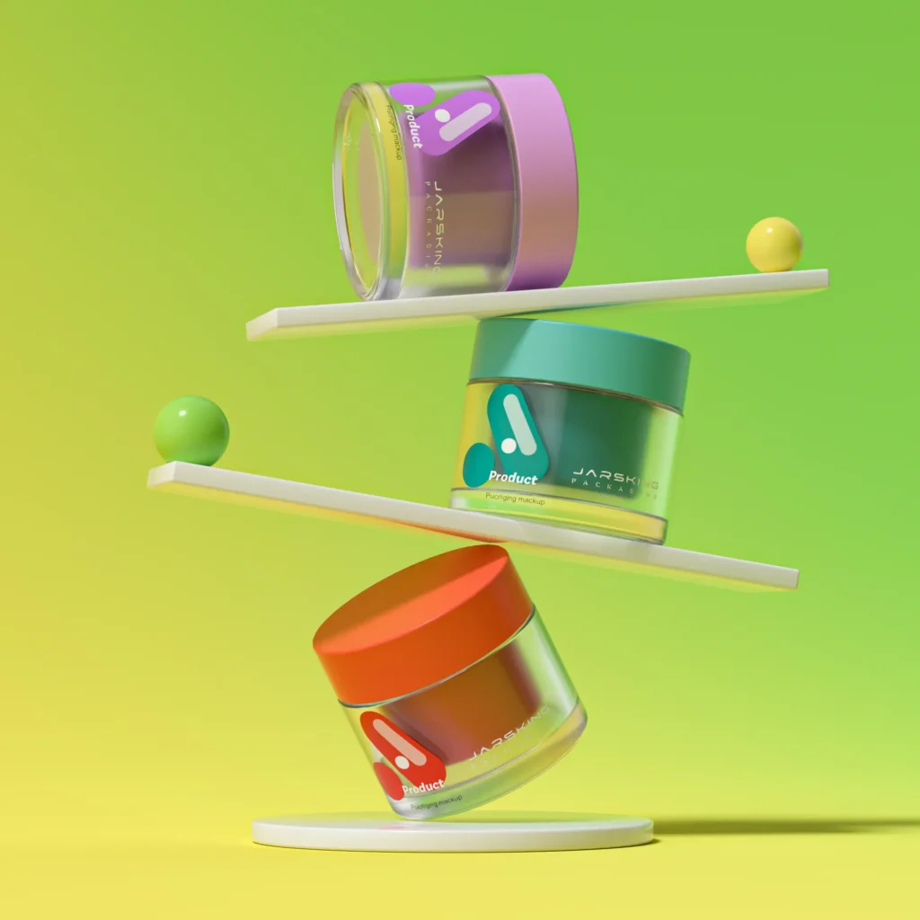 glass jar for new product launch