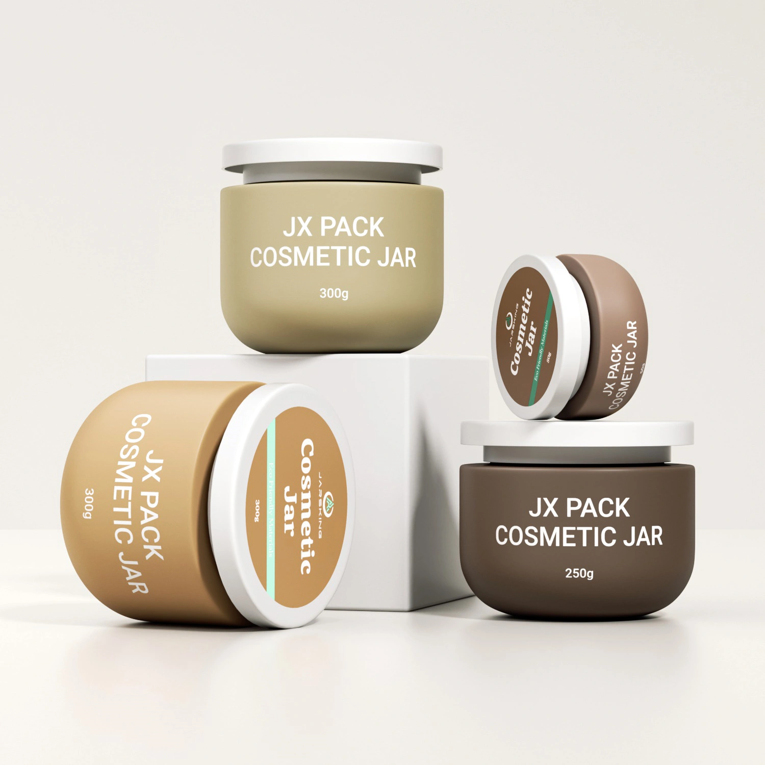 large cream jar