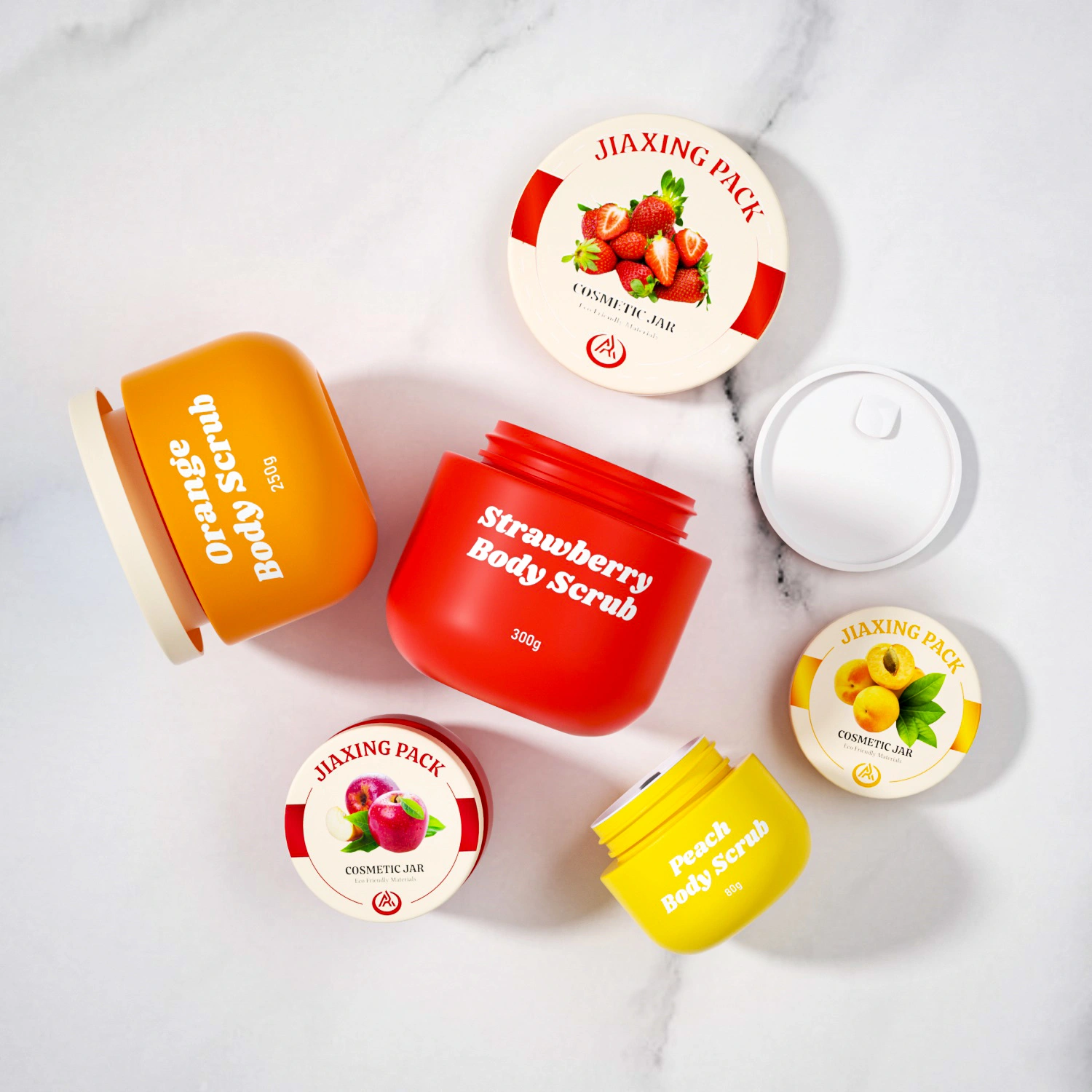 plastic cream jars