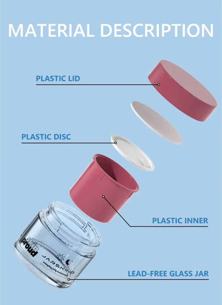 sustainable glass jar for new product launch