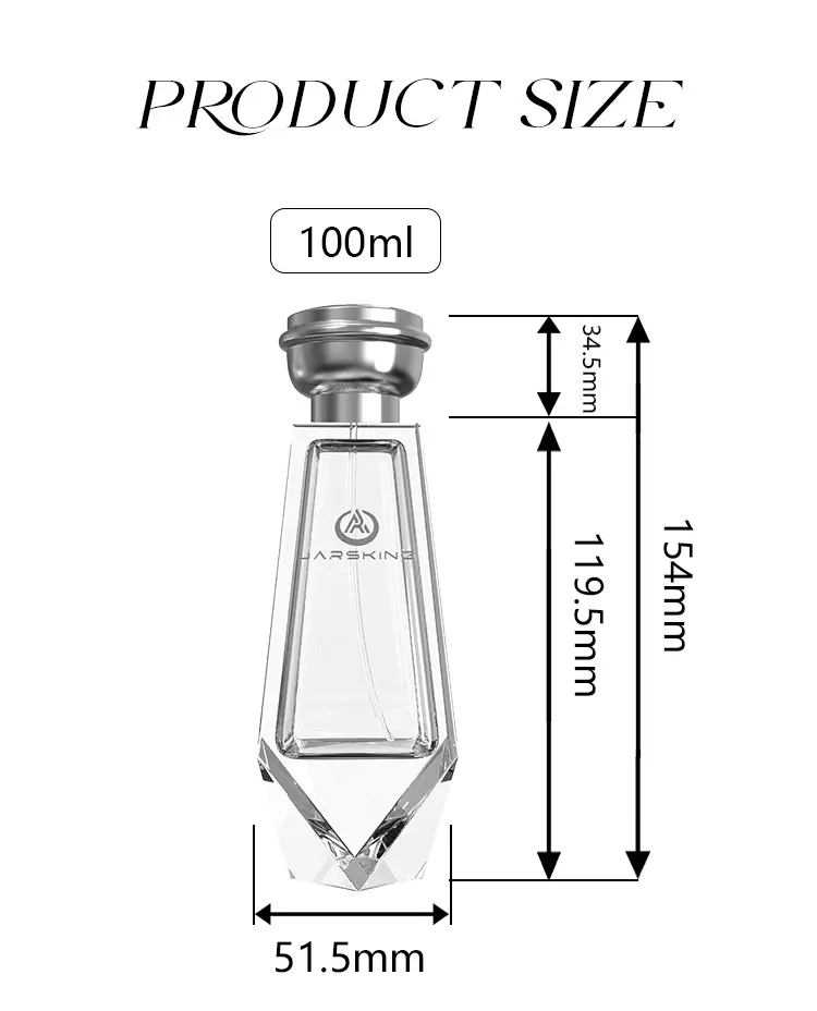 100ml luxury perfume bottle packaging