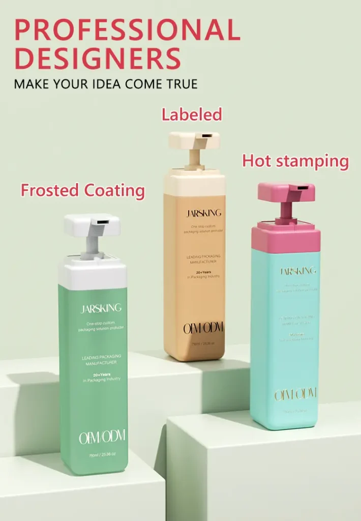 Eco-friendly HDPE shampoo container