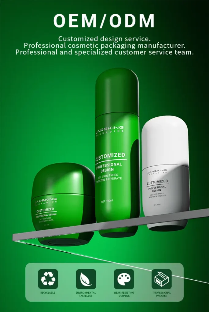 custom cosmetic glass jars for beauty brands