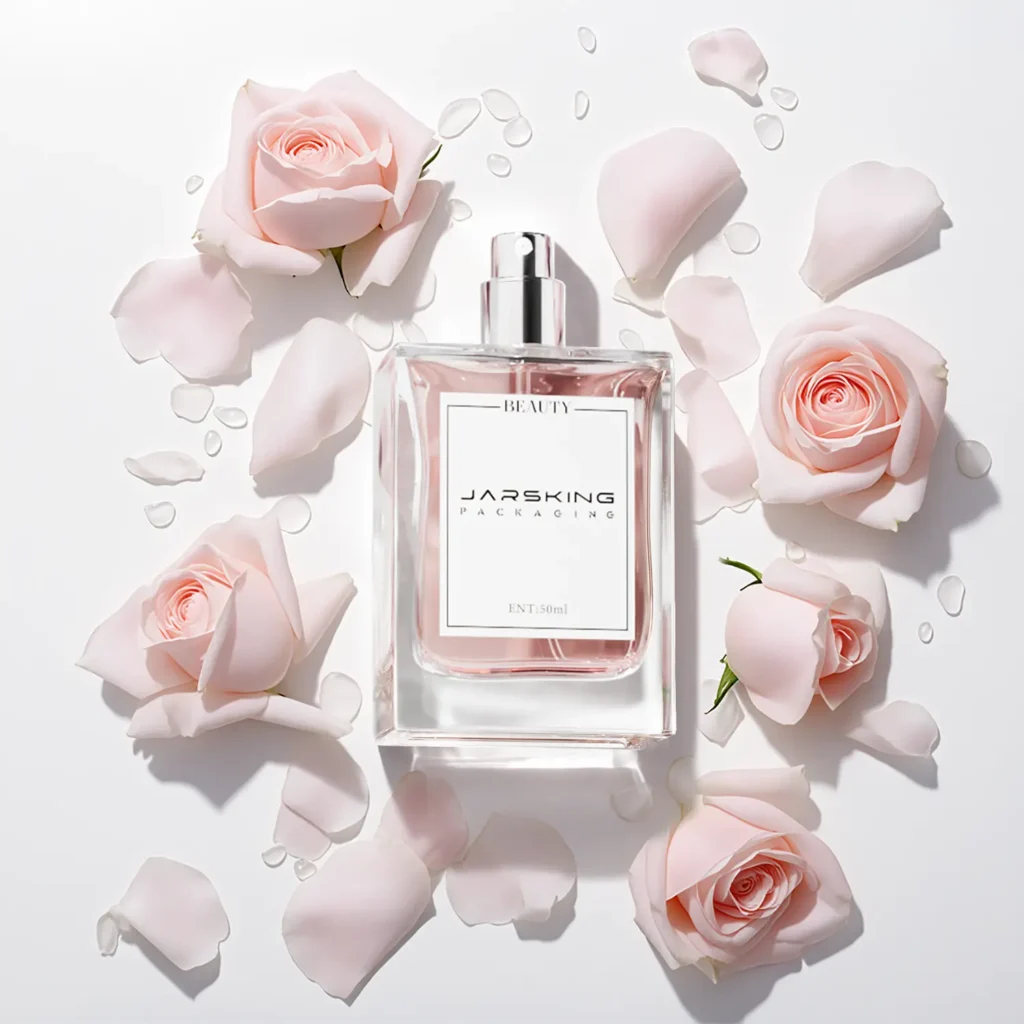 eco-friendly rose perfume bottle packaging