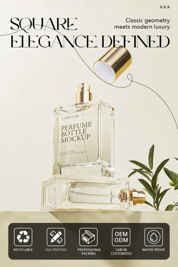 personalized perfume packaging with gift box