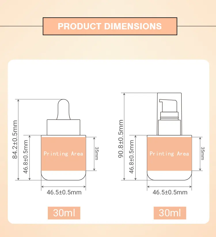 30ml lotion pump glass bottle wholesale