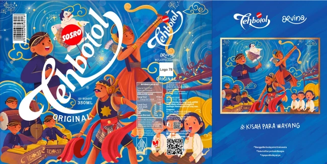 Botol Sosro's packaging