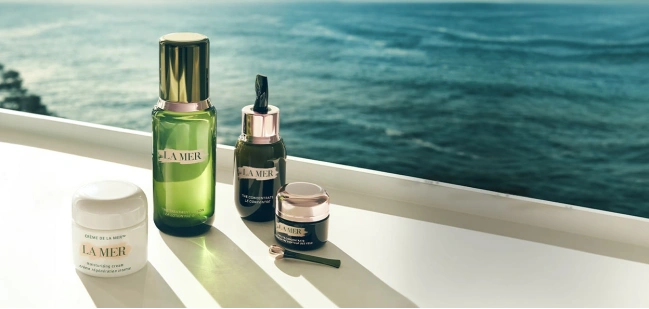 La Mer's luxury skincare packaging