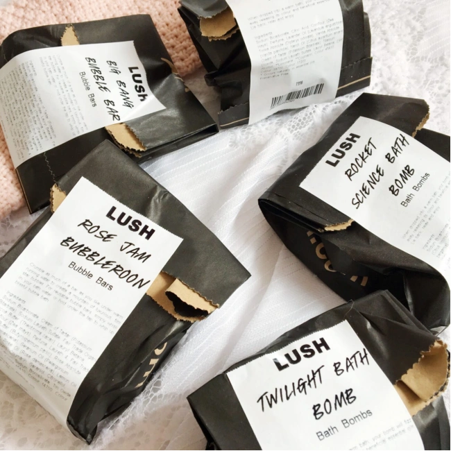 Lush Kraft paper packaging