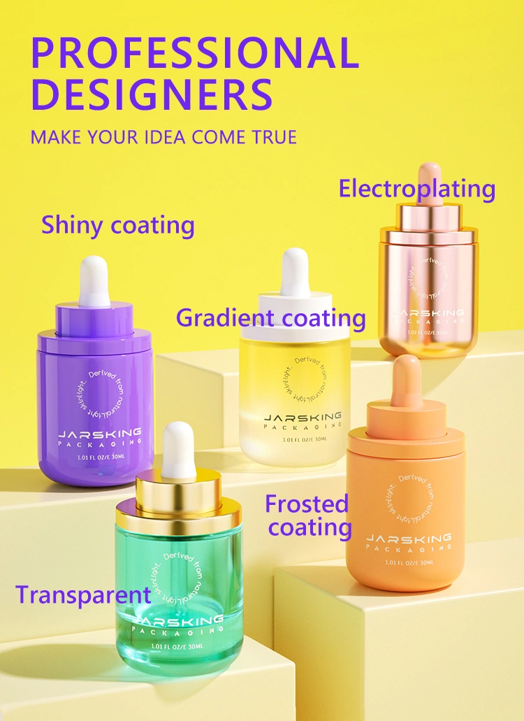 durable luxury skincare glass dropper packaging