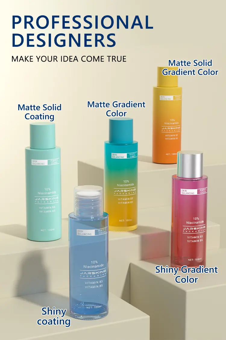 facial mist glass bottle packaging supplier