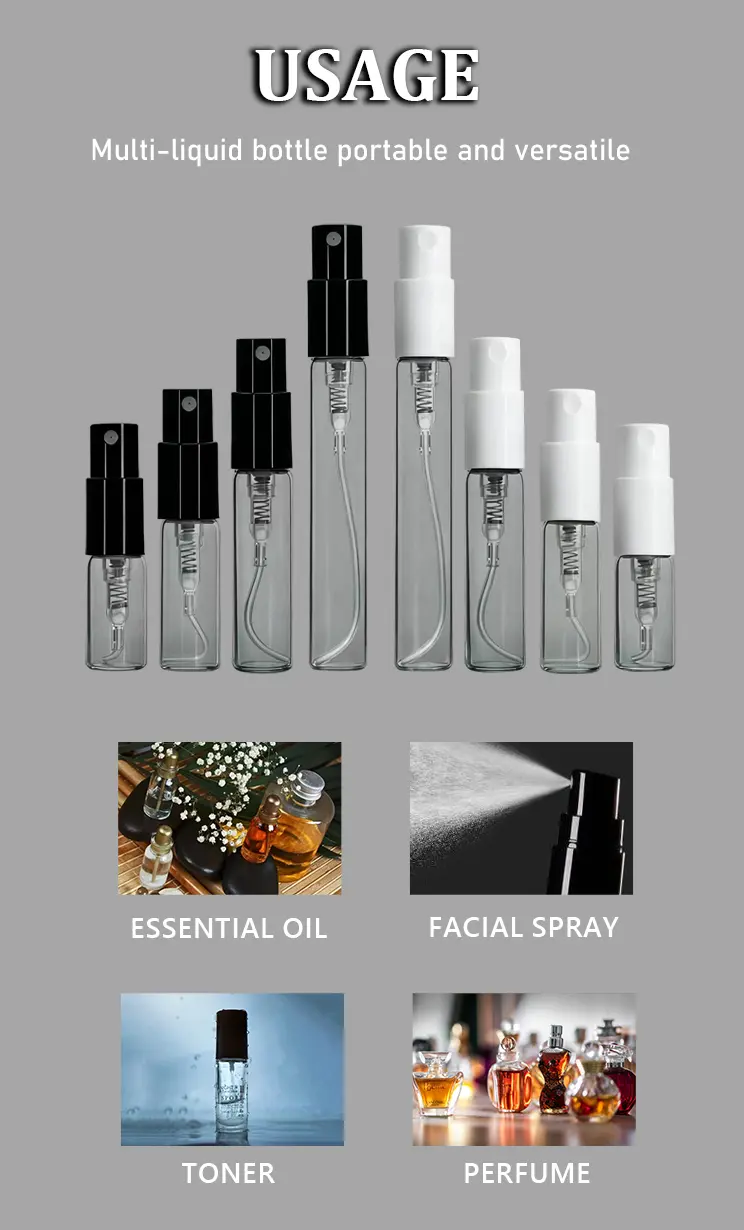 fragrance sample bottle box customization
