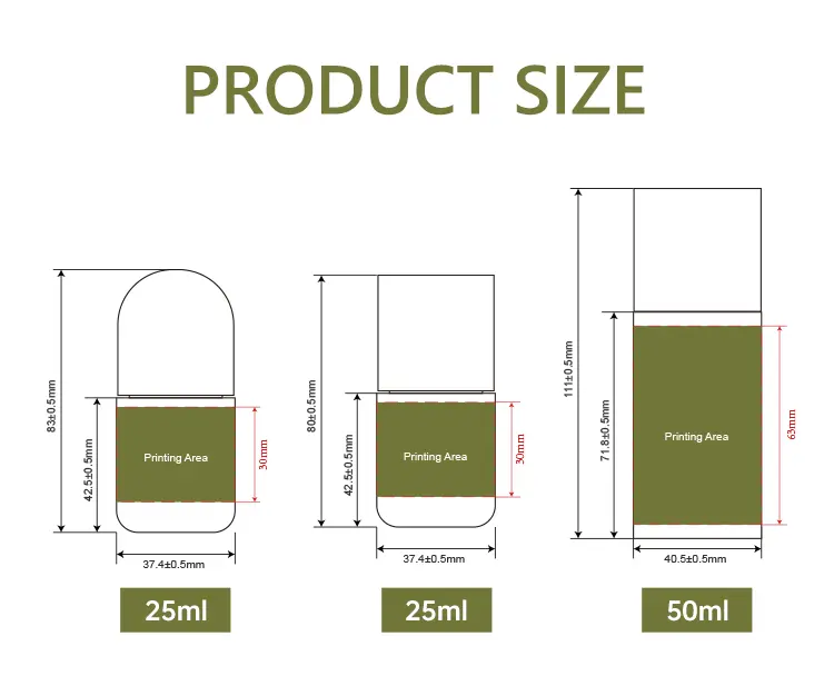 perfume oil glass roller bottle supplier