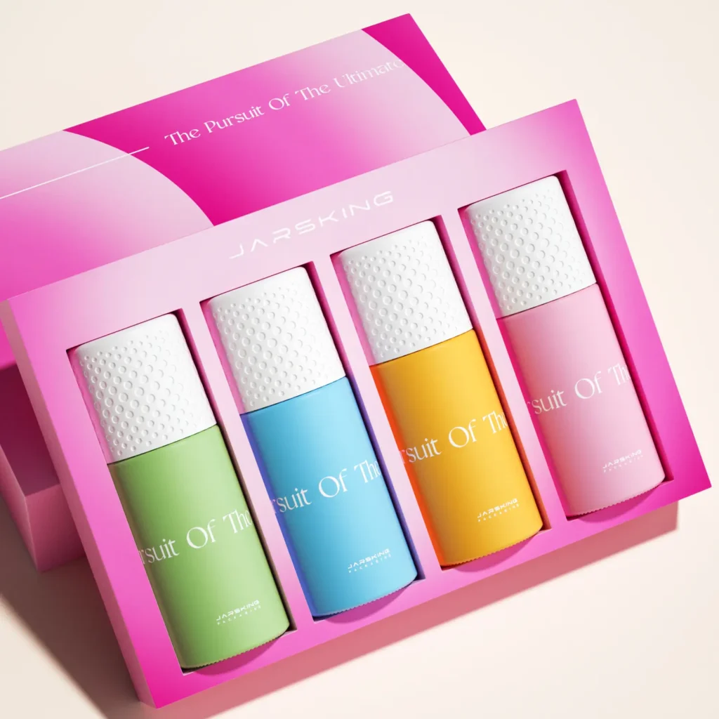 premium glass roller packaging for brands
