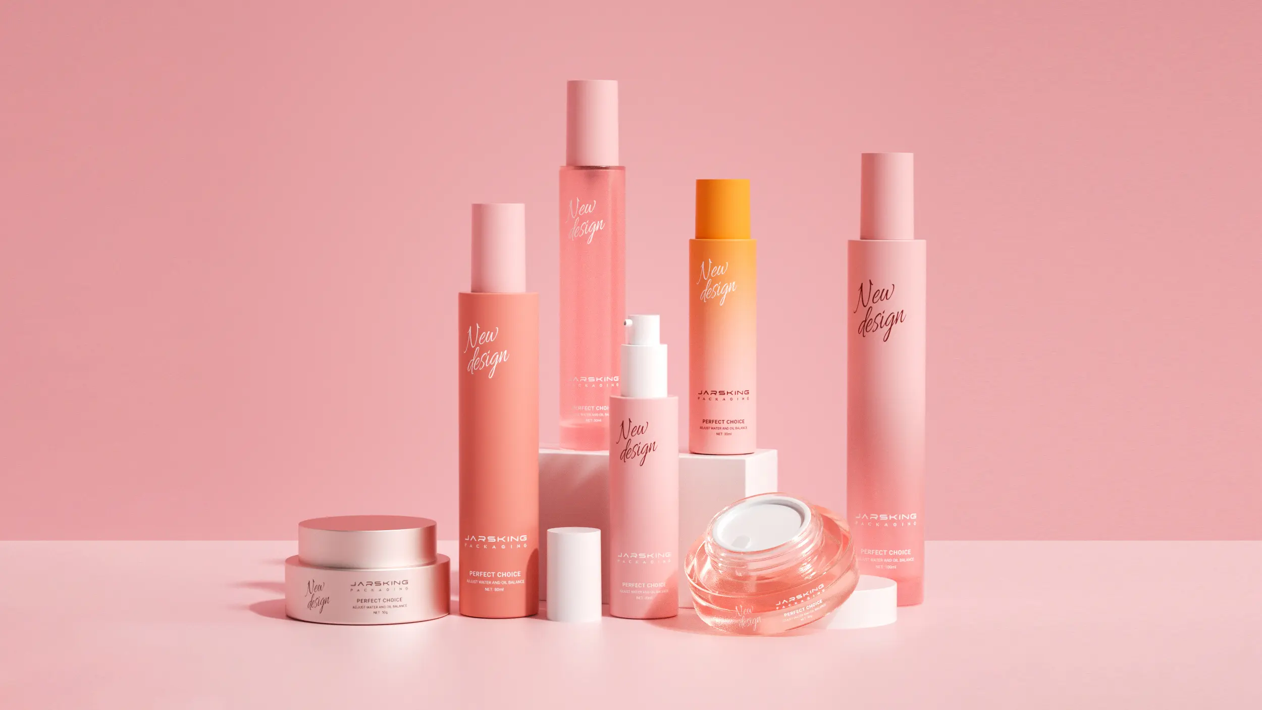 packaging of skin care products